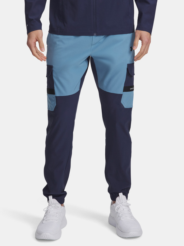 Under Armour Muške sportske hlače Under Armour UA Tech Utility Woven Pant-BLU