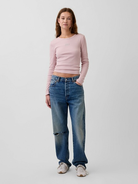 GAP Rebrasta majica s logom GAP