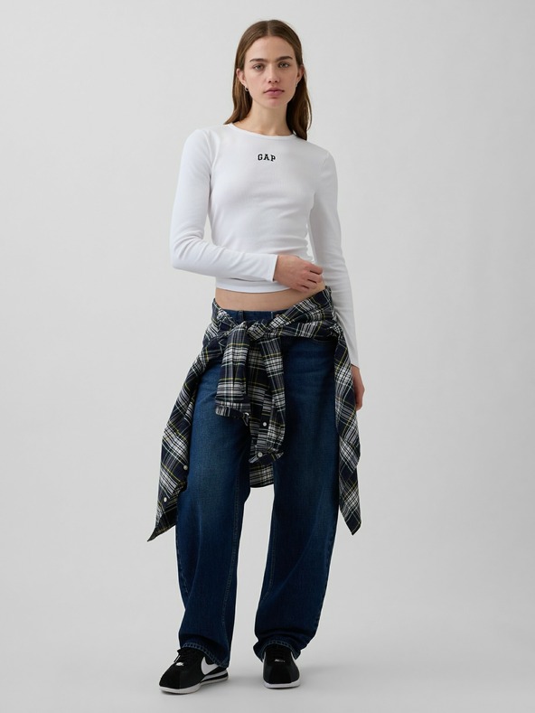 GAP Rebrasta majica s logom GAP