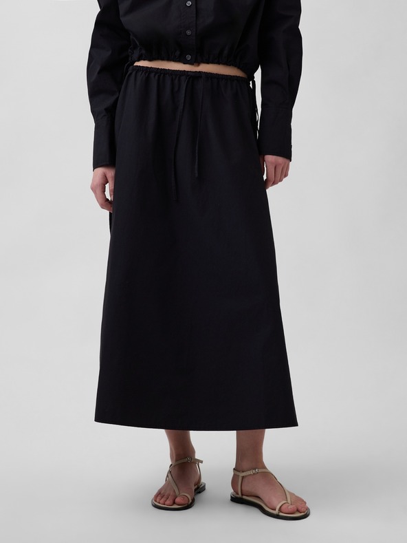 GAP Poplin maksi suknja GAP