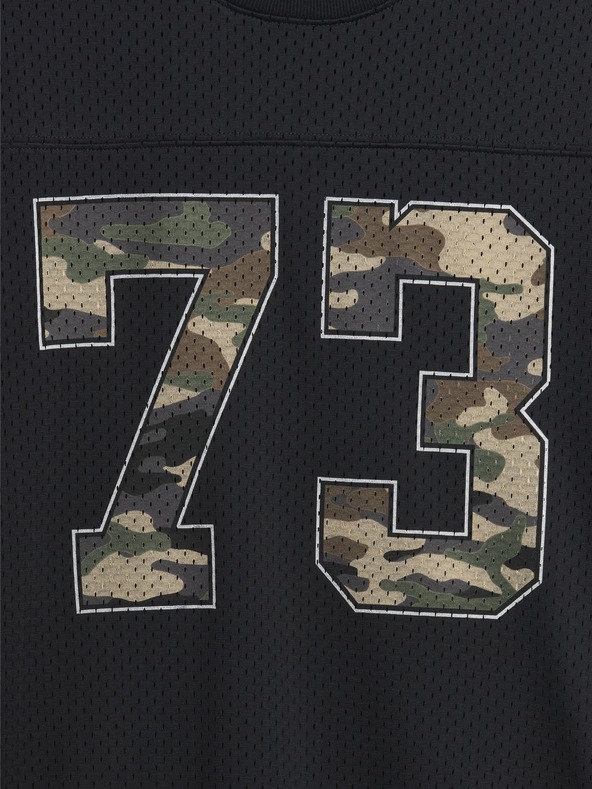 GAP Dječja mrežasta oversize majica GAP