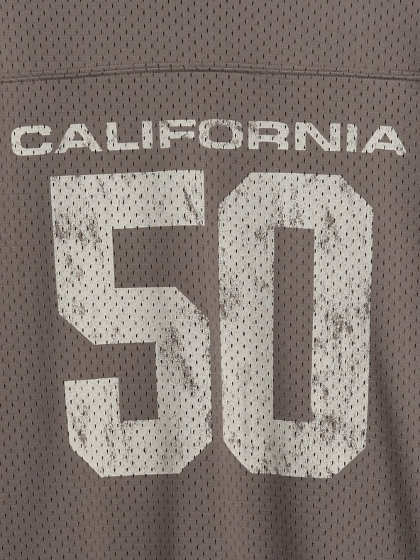 GAP Dječja mrežasta oversize majica GAP