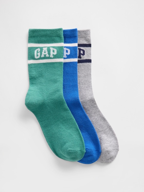 GAP Dječje čarape s logom, 3 para GAP