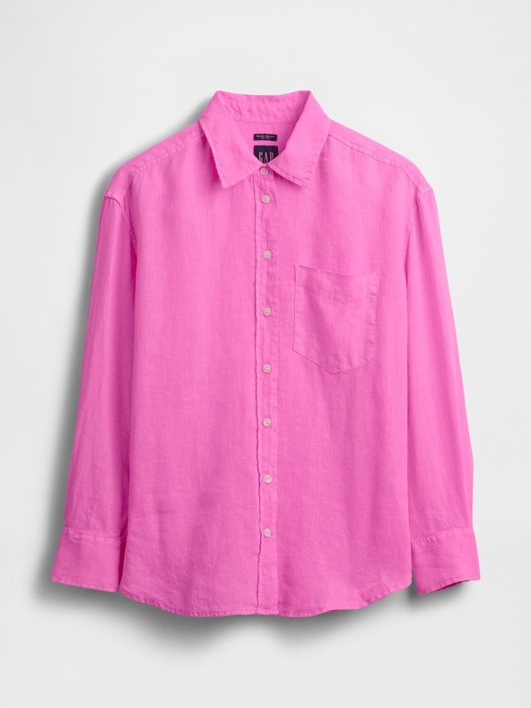 GAP Lanena oversize košulja Big Shirt GAP