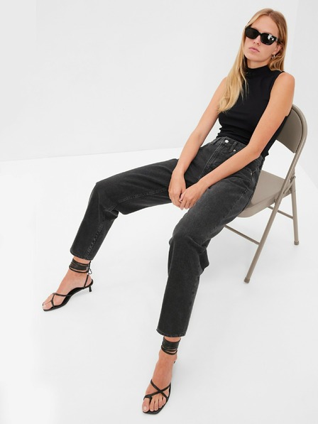 GAP Traper hlače barrel High Rise Washwell GAP