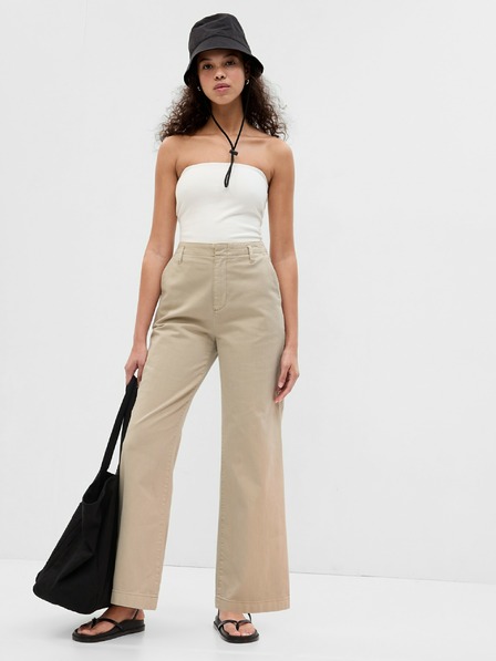 GAP Khaki hlače Mid Rise opuštene GAP