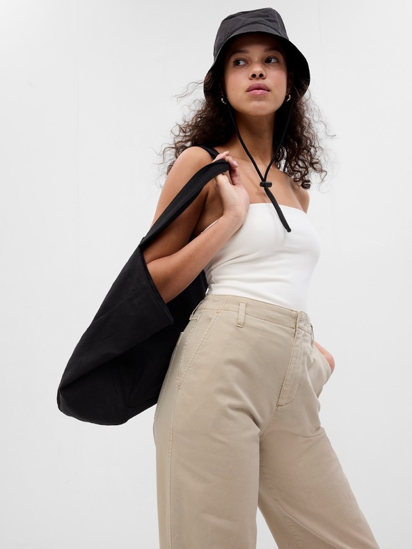 GAP Khaki hlače Mid Rise opuštene GAP