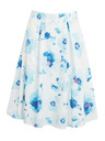 Orsay Plavo-bijela ženska suknja cvjetnog uzorka ORSAY