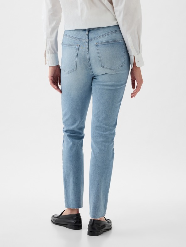 GAP Traperice High Rise Patchwork Vintage Slim GAP