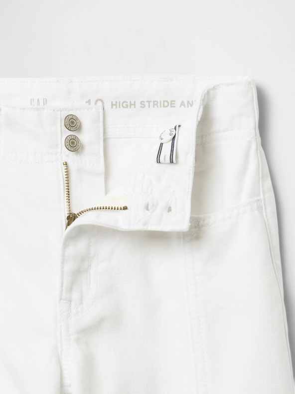 GAP Dječje traper hlače High Rise Stride Wide Leg GAP