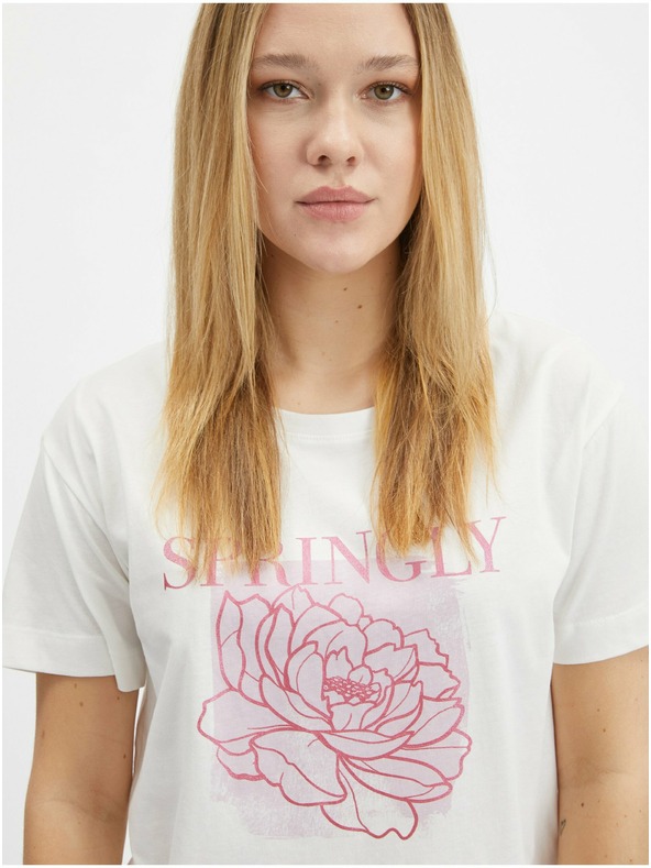 Orsay Krem ženska majica ORSAY