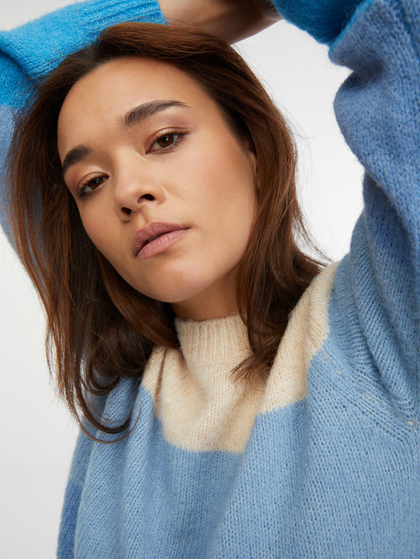 Orsay Plavi ženski prugasti pulover ORSAY