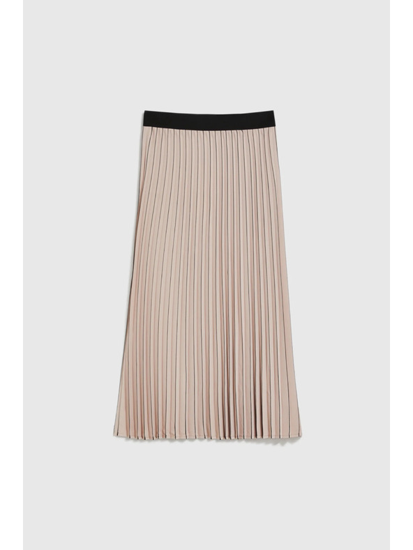 Moodo Plisirana suknja bež Moodo