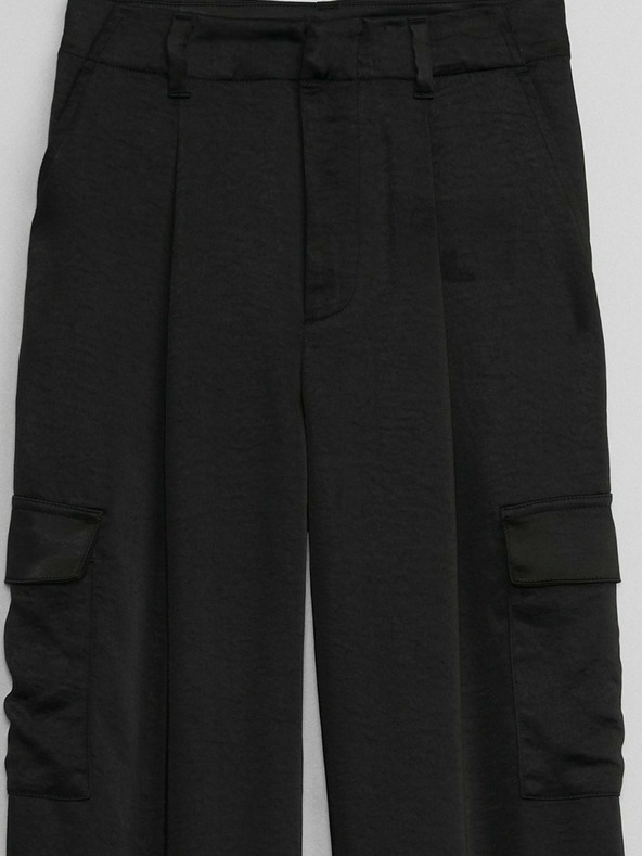 GAP Satenaste plisirane cargo hlače GAP