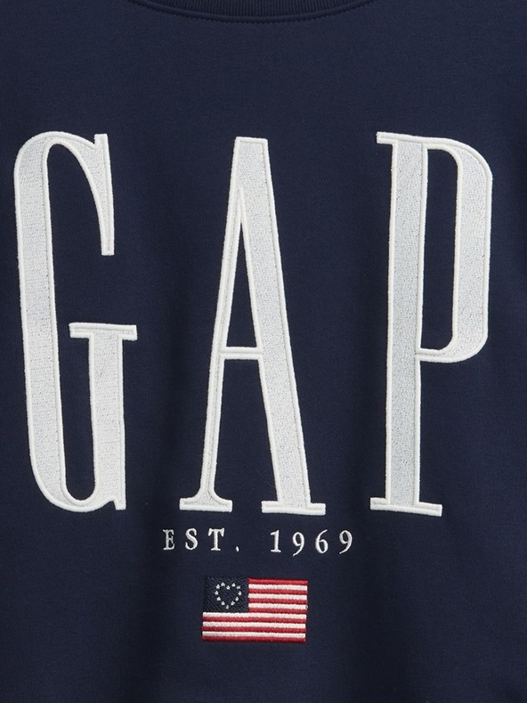 GAP Oversize dukserica s logom VintageSoft GAP