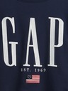 GAP Oversize dukserica s logom VintageSoft GAP