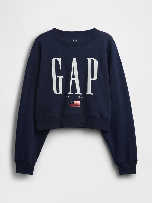 GAP Oversize dukserica s logom VintageSoft GAP
