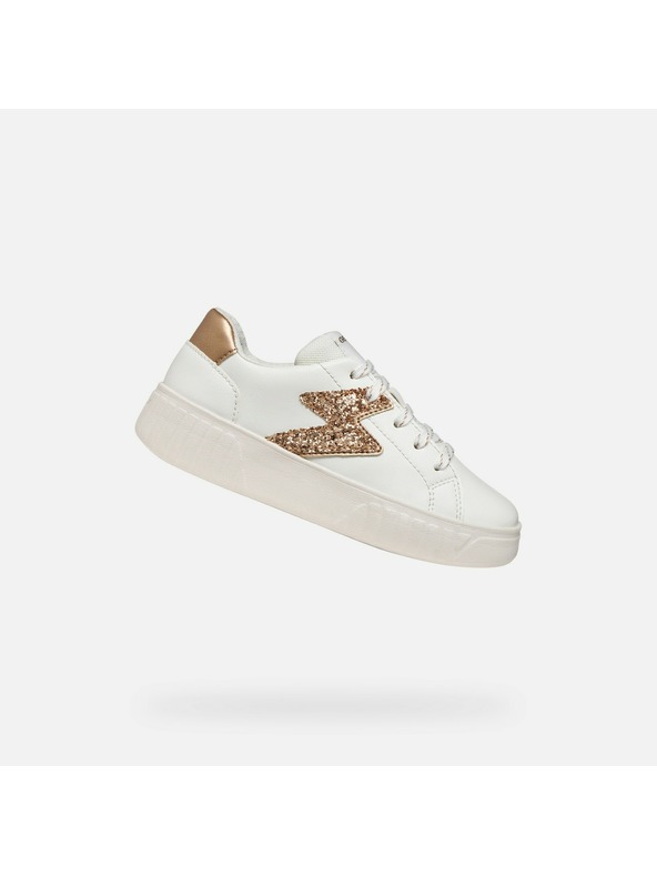 Geox Bijele djevojčje tenisice Geox Miroshi