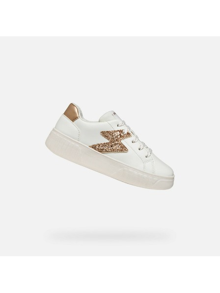 Geox Bijele djevojčje tenisice Geox Miroshi