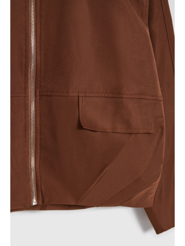 Moodo Kratka jakna smeđa Moodo