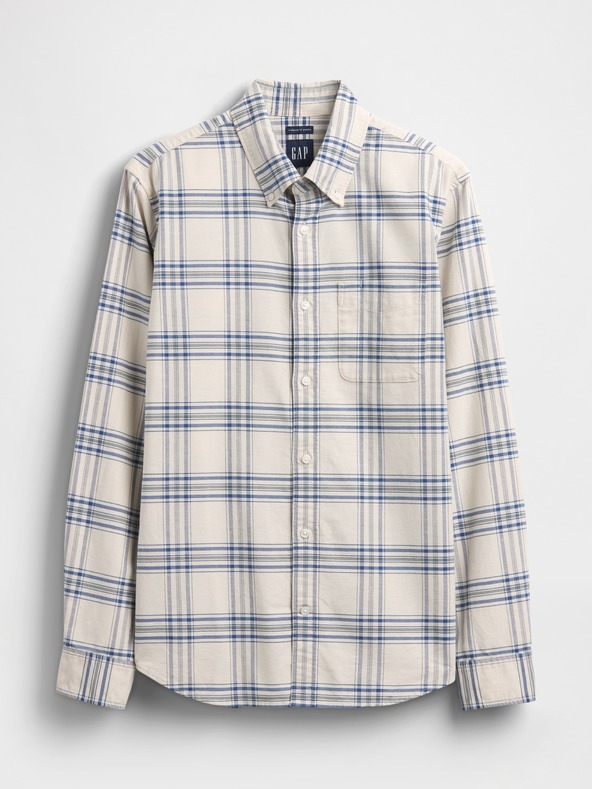 GAP Muska karirana košulja Oxford Shirt GAP