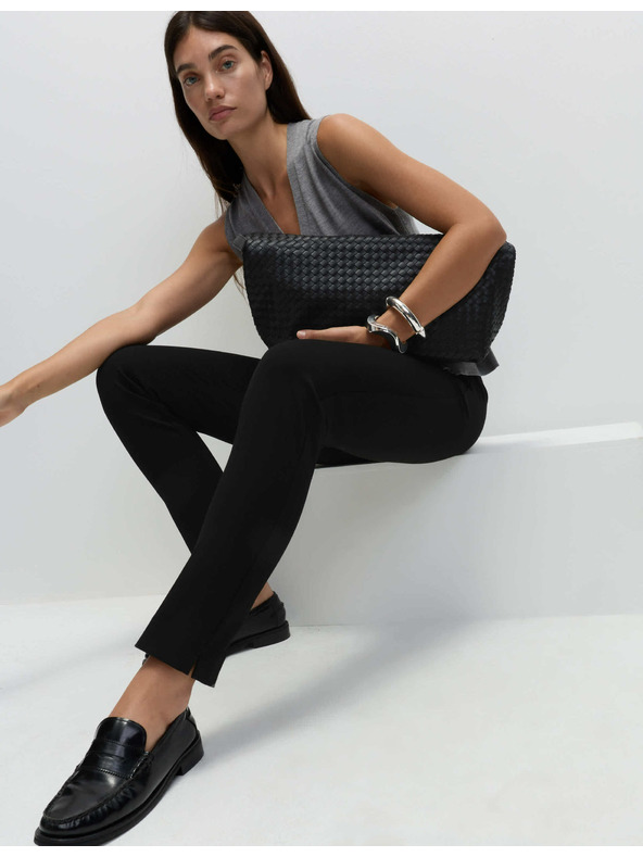 Marks & Spencer Uske hlače do gležnja Marks & Spencer crna