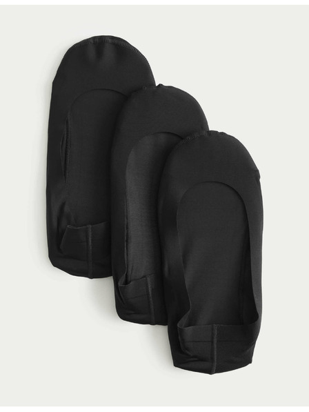 Marks & Spencer Komplet od tri ženske slip on čarape u crnoj Marks & Spencer boji