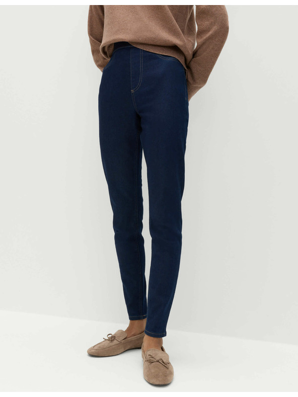 Marks & Spencer Marks & Spencer tamnoplave ženske jagice visokog struka