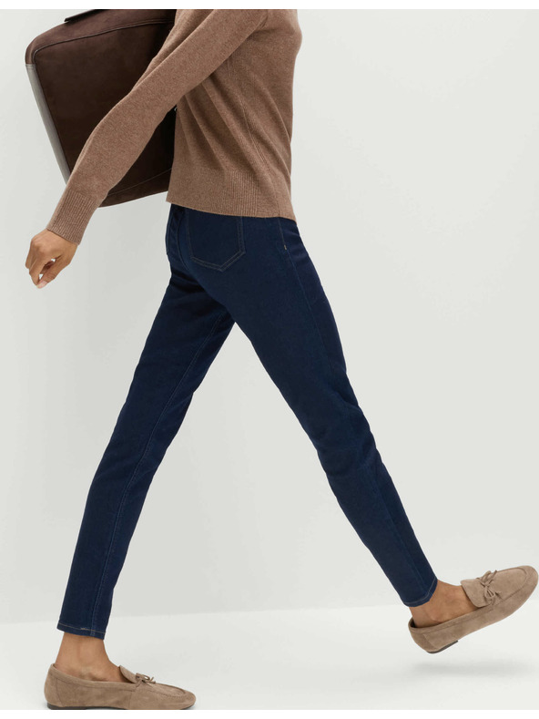 Marks & Spencer Marks & Spencer tamnoplave ženske jagice visokog struka