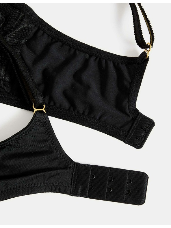 Marks & Spencer Marks & Spencer Amelia čipkasti grudnjak s žicom s punim košaricama (A-E) crni