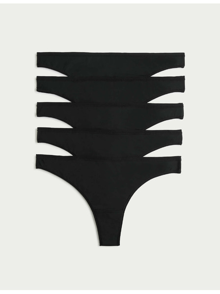 Marks & Spencer Set od pet ženskih gaćica Marks & Spencer crne boje