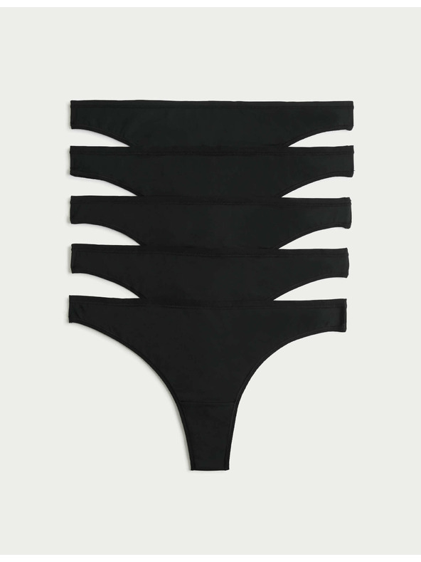 Marks & Spencer Set od pet ženskih gaćica Marks & Spencer crne boje