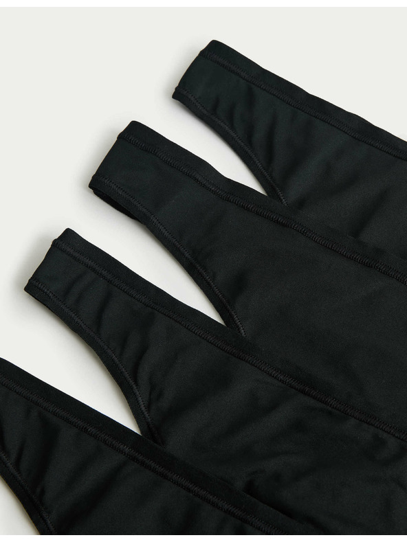 Marks & Spencer Set od pet ženskih gaćica Marks & Spencer crne boje