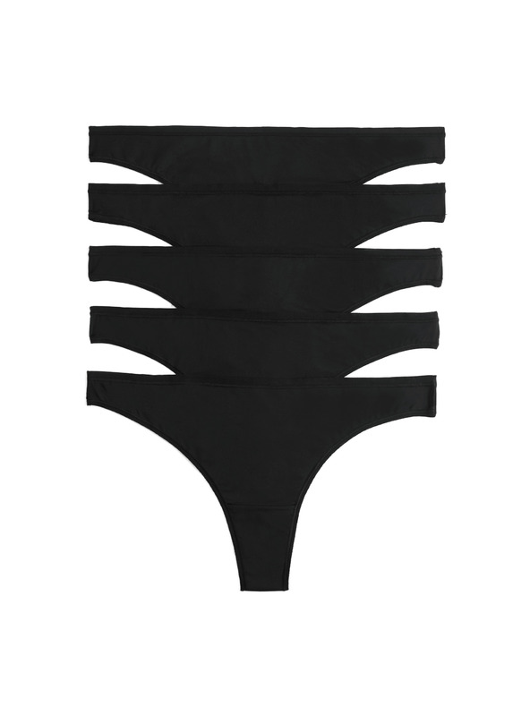 Marks & Spencer Set od pet ženskih gaćica Marks & Spencer crne boje