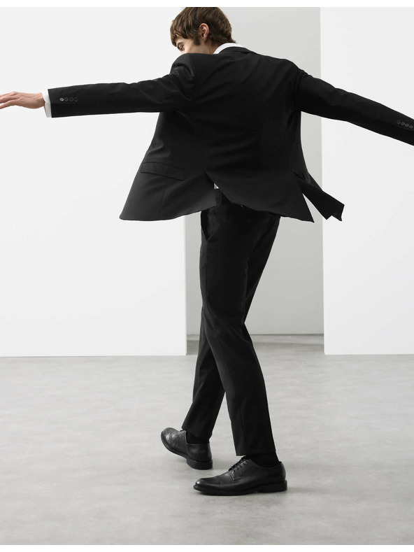 Marks & Spencer Marks & Spencer hlače od mješavine vune blago suženog kroja