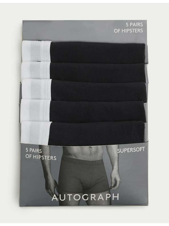 Marks & Spencer Bokove bokserice, od smjese supima® pamuka, 5 kom. Marks & Spencer crna