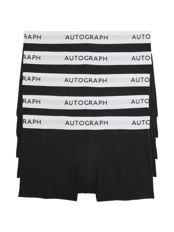 Marks & Spencer Bokove bokserice, od smjese supima® pamuka, 5 kom. Marks & Spencer crna