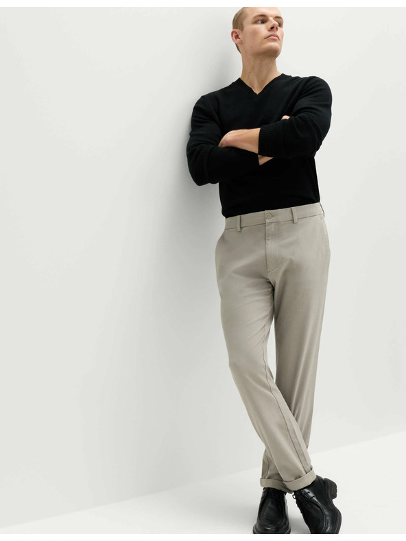 Marks & Spencer Keperne chino hlače uskog kroja The Ultimate Marks & Spencer siva