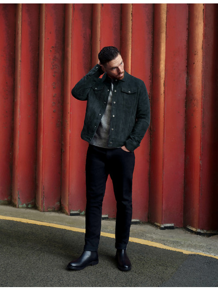 Marks & Spencer Rastezljive traperice u japanskom stilu, uskog kroja Marks & Spencer crna