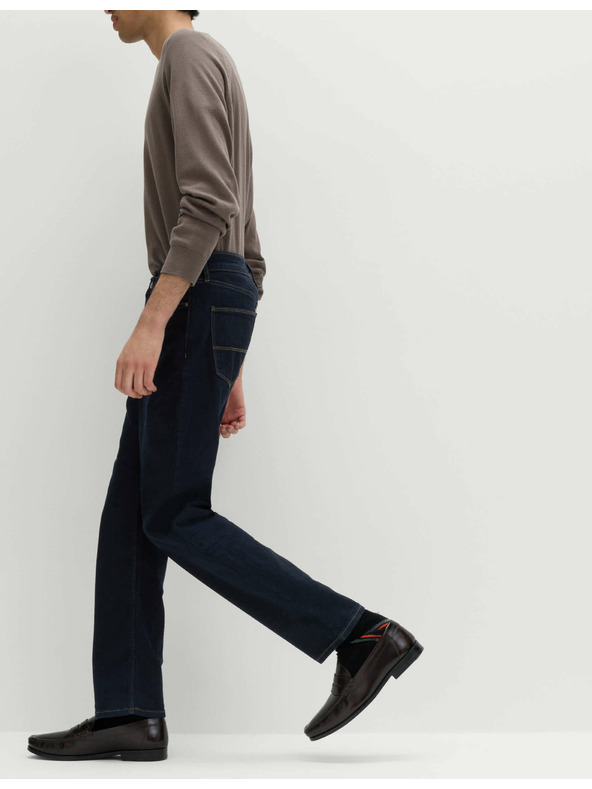 Marks & Spencer Rastežljive traperice ravnog kroja Marks & Spencer mornarsko plava