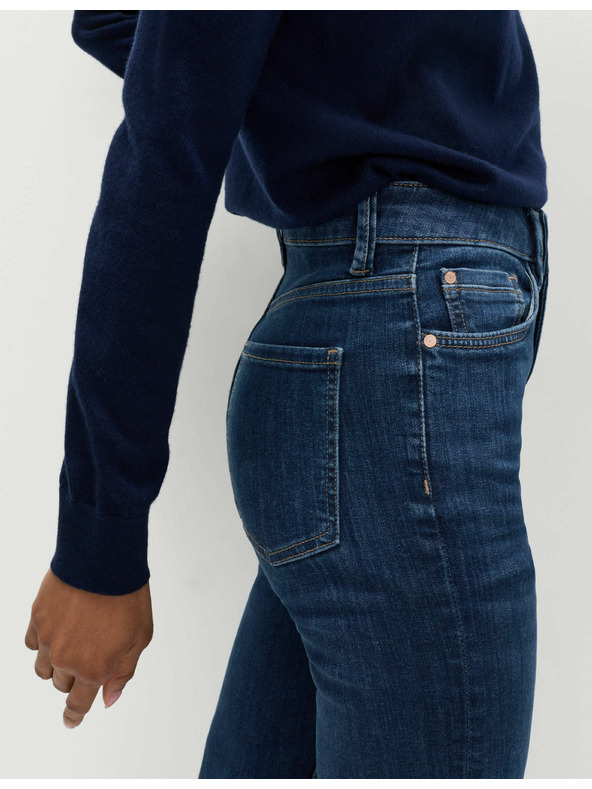 Marks & Spencer Super meke traperice Harper visokog struka Marks & Spencer mornarsko plava