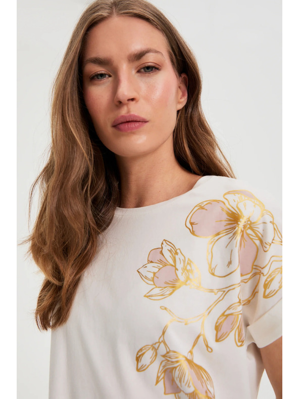 Moodo Bluza sa printom bijela Moodo