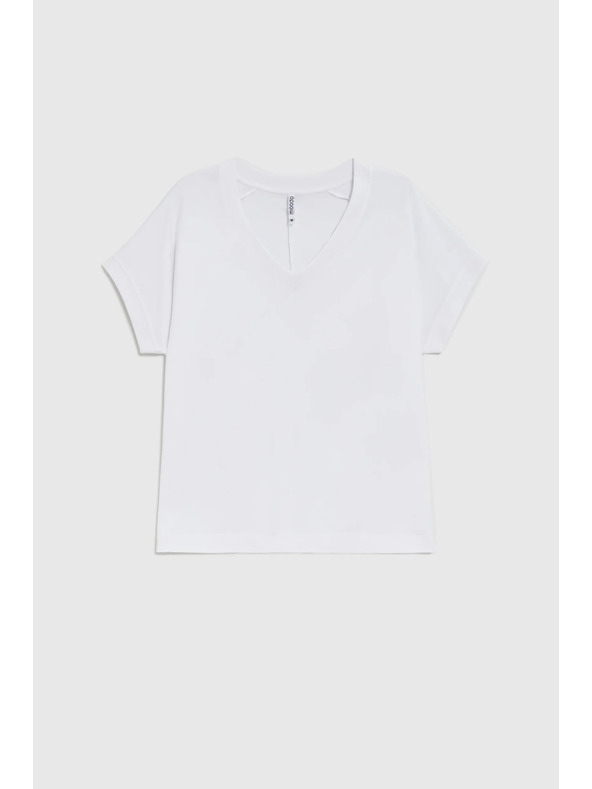 Moodo Majica sa izrezom bijela Moodo