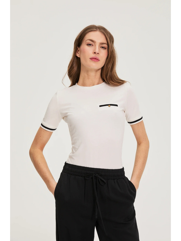 Moodo Pamucna majica bijela Moodo