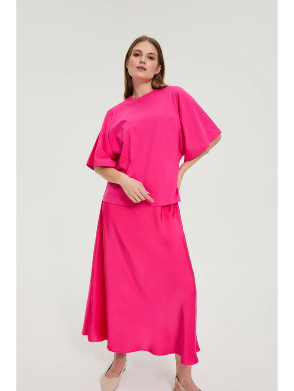 Moodo Bluza sa sirokim rukavima purpurna Moodo