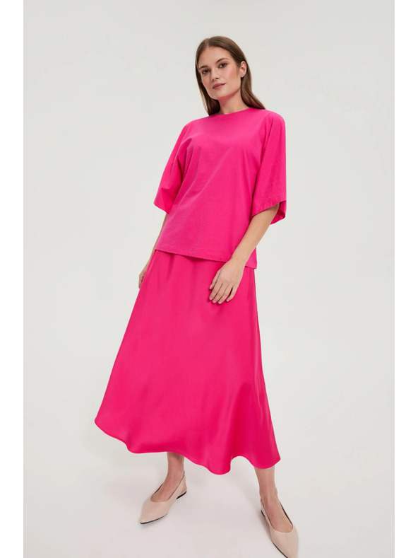 Moodo Bluza sa sirokim rukavima purpurna Moodo