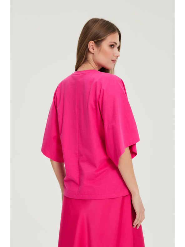 Moodo Bluza sa sirokim rukavima purpurna Moodo