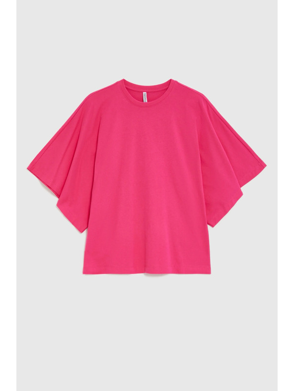 Moodo Bluza sa sirokim rukavima purpurna Moodo