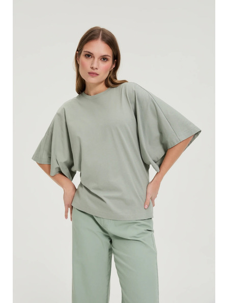 Moodo Bluza sa sirokim rukavima maslinasto zelena Moodo