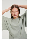 Moodo Bluza sa sirokim rukavima maslinasto zelena Moodo